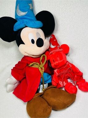 Disney Parks + Store Wizard Mickey Sorcerer Mickey Mouse Plushes